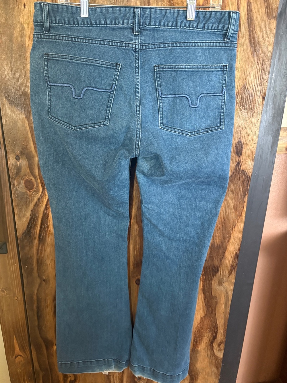 Kimes Ranch Women's Medium Blue Wide Leg Jeans